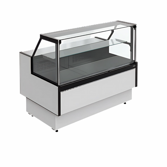 Витрина холодильная Carboma PRAIA 2 GC85 VM 1,5-1 выдвижные поддоны с боковинами 9006-9005