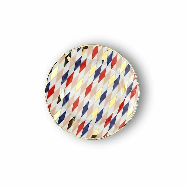 Тарелка Ø 20,5 см Bitossi Abracadabra ABR00022 Quadri