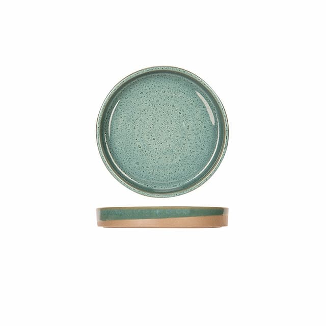 Тарелка с вертикальным бортом d 15 см CosyTrendy BASALT OCEAN GREEN 3945015