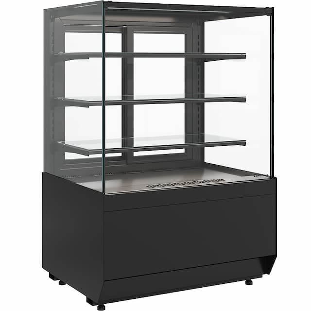 Витрина кондитерская Carboma KC70 VM 1,3-2 Standard версия 2.0 открытая (Techno 9005)