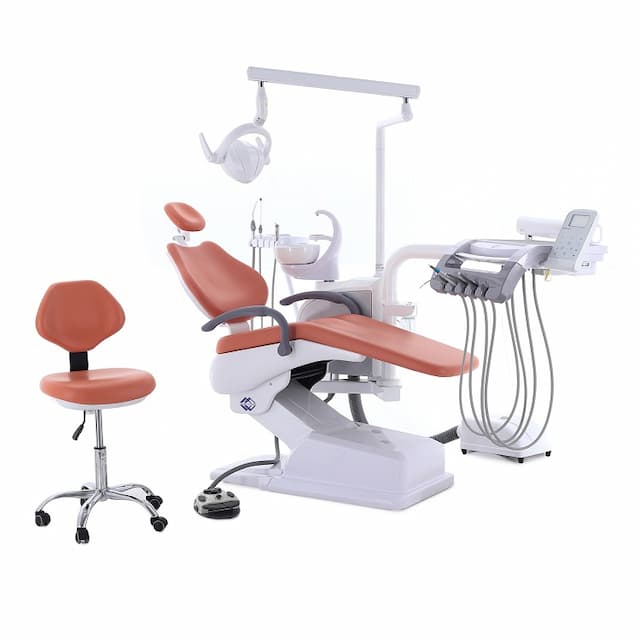 Стоматологическая установка MED-MOS CQ-217 (СО-004М-01) оранжевый