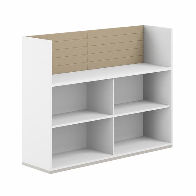 Стеллаж-комбо 1438 односторонний Norden Allegro AG.252.100.662.BG с экраном тканевым высоким