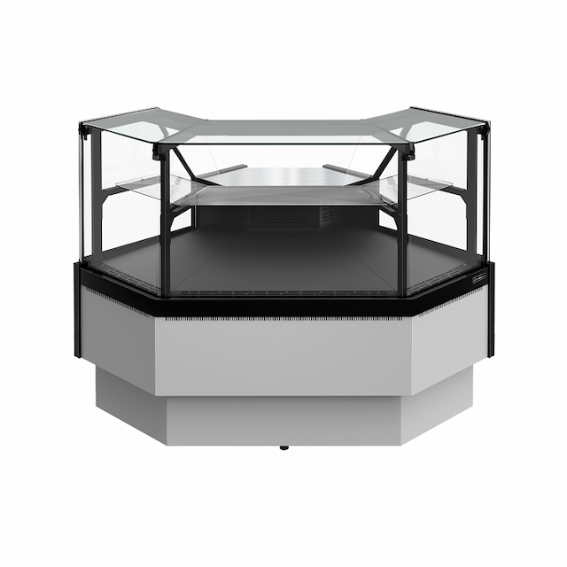 Витрина холодильная Carboma Palm 3 GC95 VM-5-1 внешний угол без боковин (версия 2.0) 9006-0430