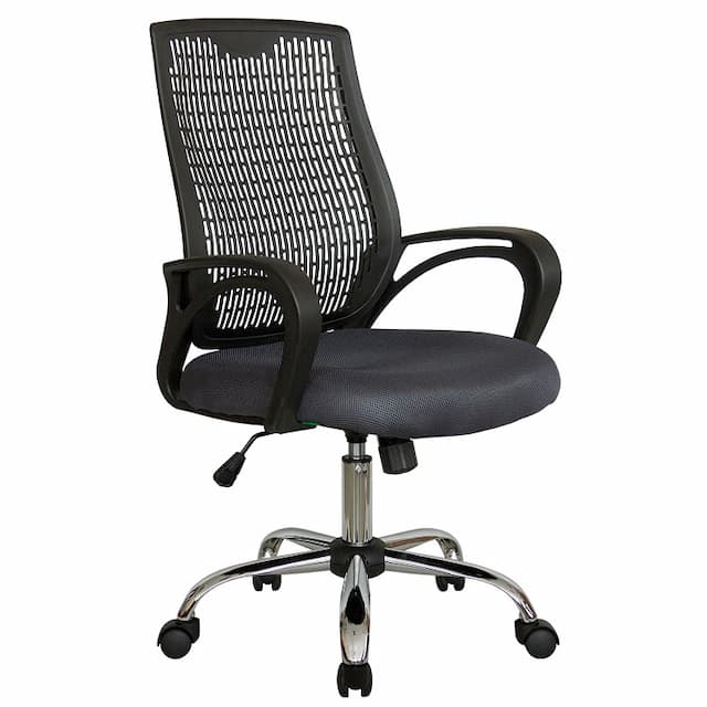 Кресло офисное Riva Chair Start (8081E) ткань-черная / пластик-черный