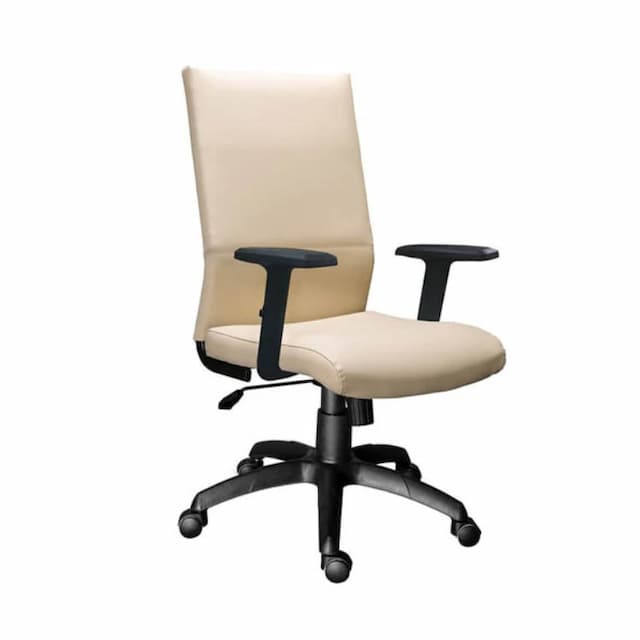 Кресло для персонала Мирэй Клерк короткий 709 ТГ, кожзам