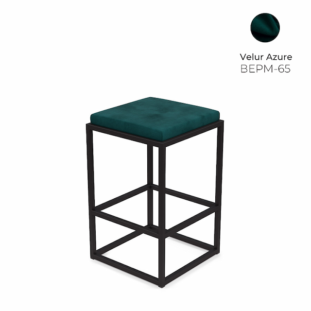 Барный стул Алсав Верм-65 AL 302S AL 302S Velur-Azure