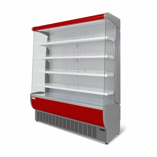 Пристенная витрина Марихолодмаш Флоренция ВХСп-1,9 (спец. цвет)