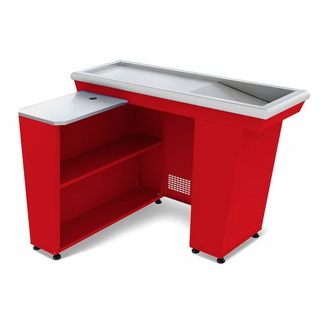 Кассовый бокс МХМ КБ-1,5-1Н одинарный накопитель красный